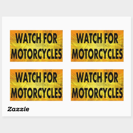 Watch For Motorcycles Stickers (Vel)