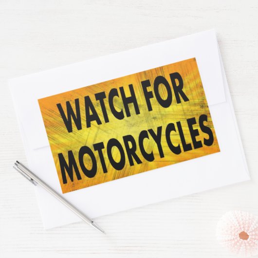 Watch For Motorcycles Stickers (Envelop)