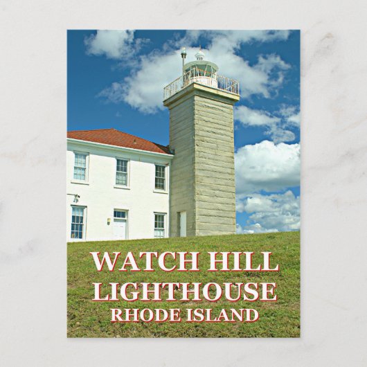 Watch Hill Lighthouse, Rhode Island Briefkaart (Voorkant)