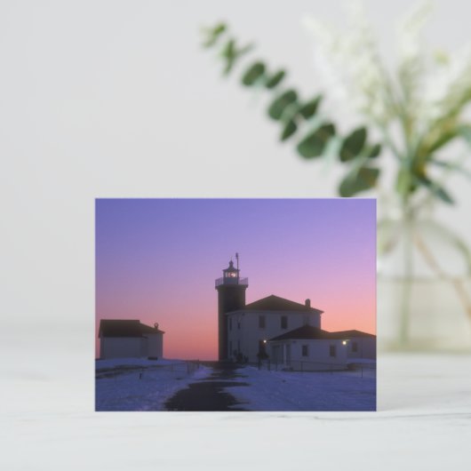 Watch Hill Lighthouse Rhode Island Briefkaart (Staand voorkant)