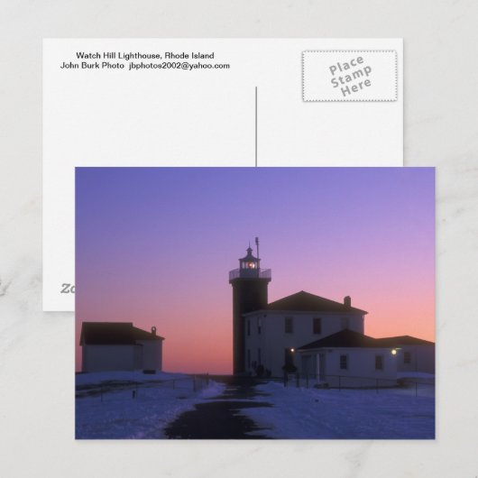 Watch Hill Lighthouse Rhode Island Briefkaart (Voorkant / Achterkant)