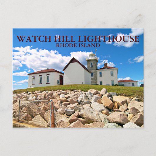 Watch Hill Lighthouse, Rhode Island Briefkaart (Voorkant)