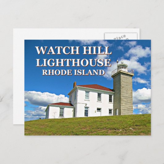 Watch Hill Lighthouse, Rhode Island Briefkaart (Voorkant / Achterkant)