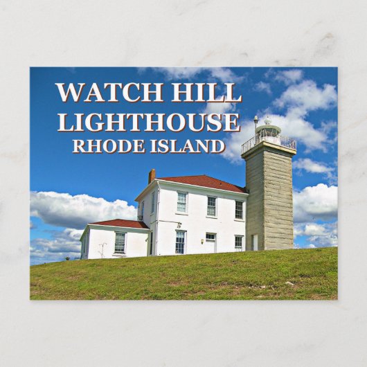 Watch Hill Lighthouse, Rhode Island Briefkaart (Voorkant)