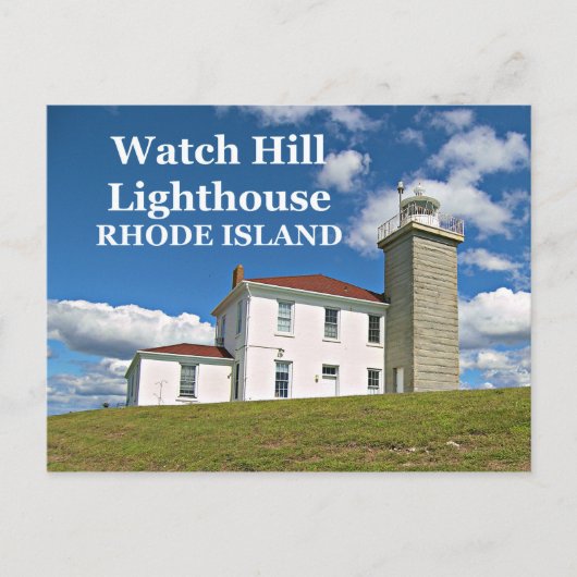 Watch Hill Lighthouse, Rhode Island Briefkaart (Voorkant)