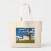 Watch Hill Lighthouse, Rhode Island Canvas tas (Voorkant)