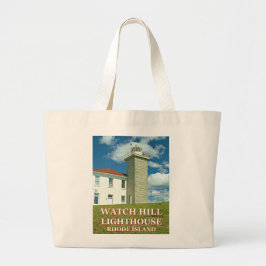 Watch Hill Lighthouse, Rhode Island Canvas tas