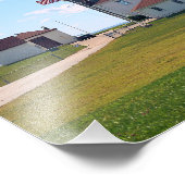 Watch Hill Lighthouse, Rhode Island Foto Print Foto Afdruk (Hoek)