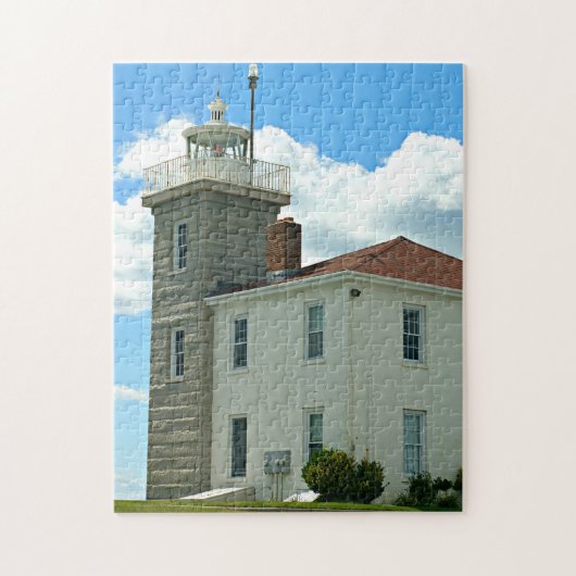 Watch Hill Lighthouse, Rhode Island Jigzaag Puzzle Legpuzzel (Verticaal)