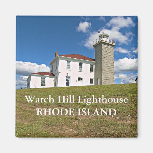 Watch Hill Lighthouse, Rhode Island Magnet (Voorkant)