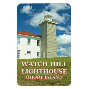 Watch Hill Lighthouse, Rhode Island Photo Magnet Magneet