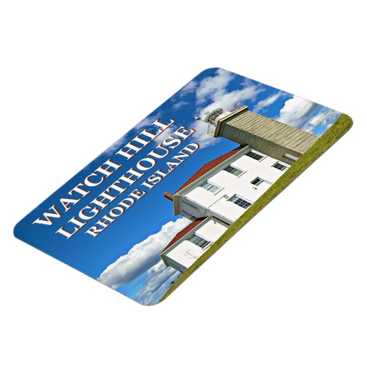 Watch Hill Lighthouse, Rhode Island Photo Magnet Magneet (Linkerzijde)