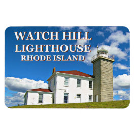 Watch Hill Lighthouse, Rhode Island Photo Magnet Magneet