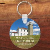Watch Hill Lighthouse, Rhode Island Sleutelhanger (Voorkant)