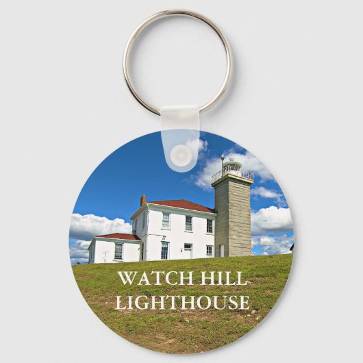 Watch Hill Lighthouse, Rhode Island Sleutelhanger (Voorkant)