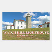 Watch Hill Lighthouse, Rhode Island Stickers (Voorkant)
