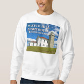 Watch Hill Lighthouse, Rhode Island Sweatshirt (Voorkant)