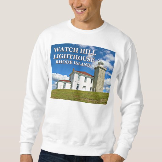 Watch Hill Lighthouse, Rhode Island Sweatshirt (Voorkant)