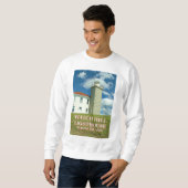 Watch Hill Lighthouse, Rhode Island Sweatshirt (Voorkant volledig)