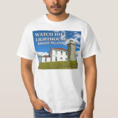 Watch Hill Lighthouse, Rhode Island T-shirt (Voorkant)