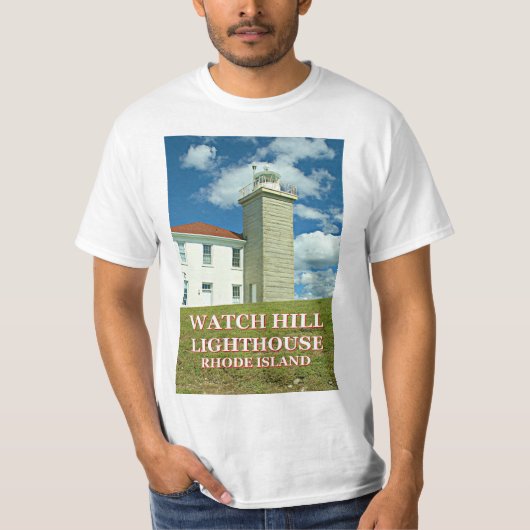 Watch Hill Lighthouse, Rhode Island T-shirt (Voorkant)