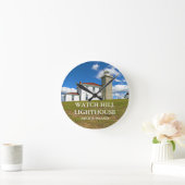 Watch Hill Lighthouse, Rhode Island Wall Clock Ronde Klok (Huis)