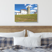 Watch Hill Lighthouse, Rhode Island Wrapped Canvas Afdruk (Insitu (Slaapkamer))