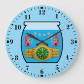 Watch in fish bowl grote klok (Voorkant)