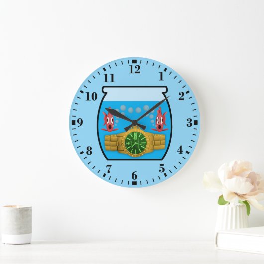 Watch in fish bowl grote klok (Huis)