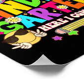 Watch Out 1st Grade Here I Come Back To School Fir Poster (Hoek)