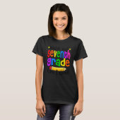 Watch Out 7th Grade Teacher Student 1st Day Of Sch T-shirt (Voorkant volledig)