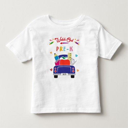 Watch Out Pre-K Kids Shirt (Voorkant)