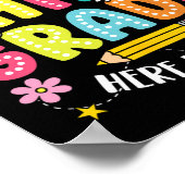 Watch Out Third Grade Here I Come Hello 3rd Grade  Poster (Hoek)