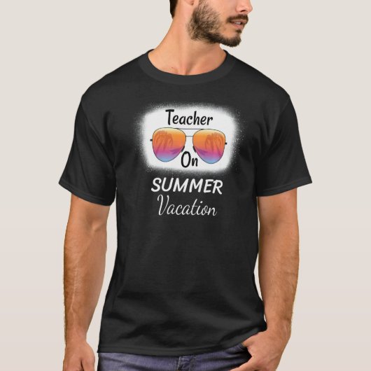 Watch Out Third Grade Teacher On Summer On Back T-shirt (Voorkant)
