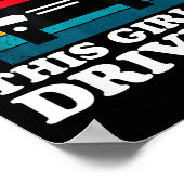 Watch Out This Girl Is Driving Funny New Driver Gi Poster (Hoek)