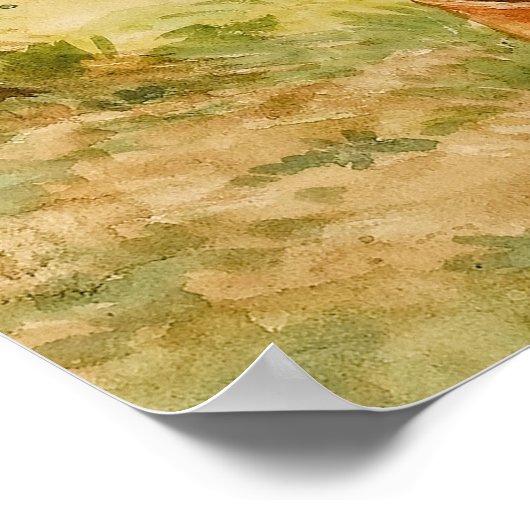 Watch the Birdy by Louis Wain Poster (Hoek)