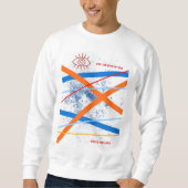 Watch the lines - Original art sweatshirt (Voorkant)