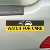WATCH VOOR AUTO'S BUMPERSTICKER (Op auto)