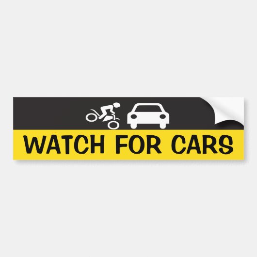 WATCH VOOR AUTO'S BUMPERSTICKER (Voorkant)