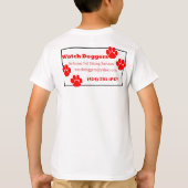 WatchDoggers.com Pauw Print T-shirt (Achterkant)