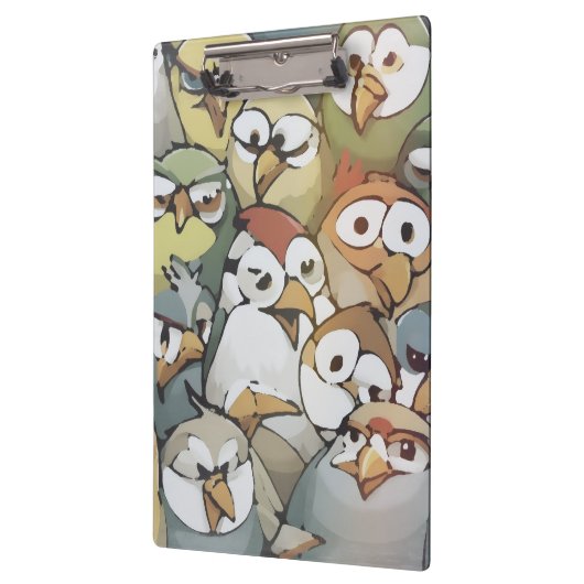 Watched by a a lot of grumpy birds klembord (Links)