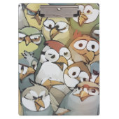 Watched by a a lot of grumpy birds klembord (Voorkant)