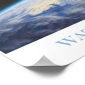 "Watchen en wachten" van Lonni Clarke Poster (Hoek)