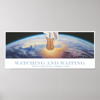 "Watchen en wachten" van Lonni Clarke Poster