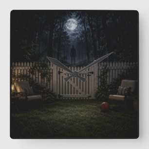 Watcher Beyond the Gate Horror Wandklok