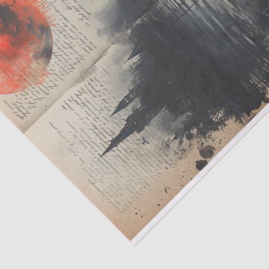 Watcher bij het meer tissuepapier (Detail)