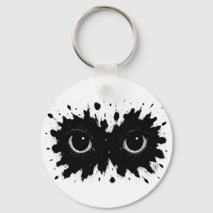 Watcher in de Inkt: Eye‑Blot Sigil Sleutelhanger