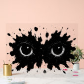 Watcher in de Inkt: Oogvlek‑Sigil Acryl Bord (Huwelijk)