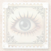 Watcher In The Fog – Eye Halloween Onderzetter (Achterkant)