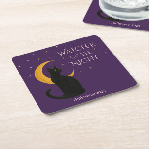 Watcher Of The Night beroemd gemaakt door Hallowee Kartonnen Onderzetters